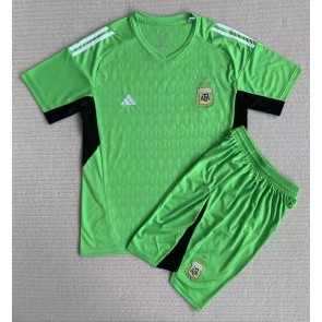 Argentina Keeper Hjemmedraktsett Barn VM 2022 Kortermet (+ Korte bukser)